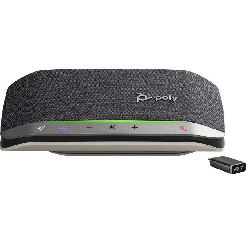 Altavoz Portátil para Conferencias Poly Sync 20+ para Microsoft Teams/ USB-Bluetooth/ Negro