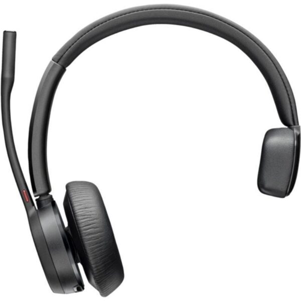 Auricular Inalámbrico Poly Voyager 4310 para Microsoft Teams + Adaptador BT700 + Base de Carga/ con Micrófono/ Bluetooth/ Negro