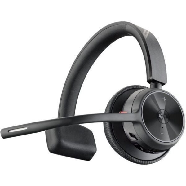 Auricular Inalámbrico Poly Voyager 4310 para Microsoft Teams + Adaptador BT700 + Base de Carga/ con Micrófono/ Bluetooth/ Negro