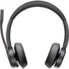 Auriculares Inalámbricos Poly Voyager 4320 para Microsoft Teams + Adaptador BT700/ con Micrófono/ Bluetooth/ Negros
