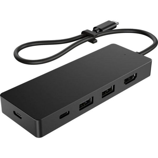 Docking USB Tipo-C HP G3/ 2xUSB/ 1xUSB Tipo-C/ 1xHDMI 4K/ 1xUSB Tipo-C PD/ Negro