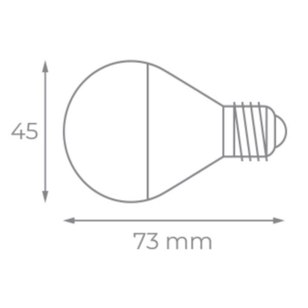 Bombilla Led Iglux XG-0527-C V2/ Casquillo E27/ 5W/ 400 Lúmenes/ 3000K