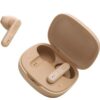 Auriculares Bluetooth JBL Wave Flex con estuche de carga/ Autonomía 8h/ Beige