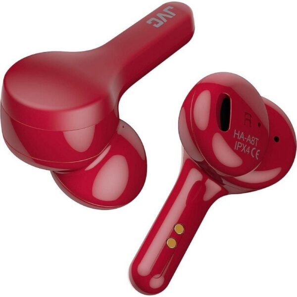 art_jvc-aur20ha-a8t20rd_2 Auriculares Bluetooth JVC HA-A8T con estuche de carga/ Autonomía 6h/ Rojos
