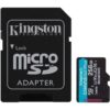 Tarjeta de Memoria Kingston CANVAS Go! Plus 256GB microSD XC con Adaptador/ Clase 10/ 200MBs