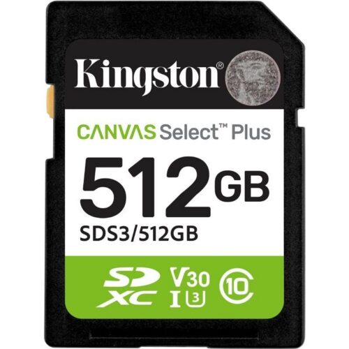 art_kin-sd20sds320512gb_1-2 Tarjeta SD Kingston Canvas Select Plus 512GB - Clase 10, 150MB/s