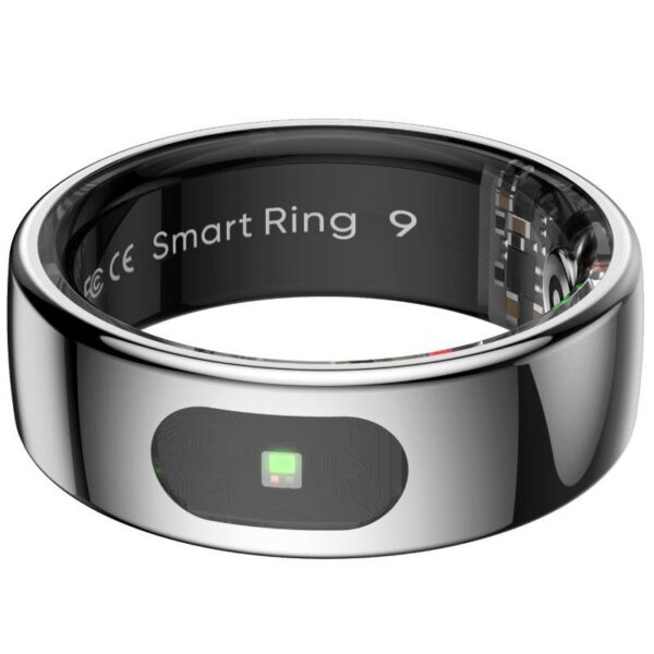 Anillo Inteligente Leotec Kör Ha Talla 10/ Ø20mm/ Notificaciones/ Frecuencia Cardíaca/ Plata