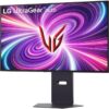 Monitor Gaming LG UltraGear 32GS95UV-B 31.5"/ 4K/ 0.03ms/ 240Hz/ OLED/ Multimedia/ Regulable en altura/ Negro
