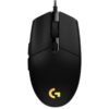 Ratón Gaming Logitech G102 Lightsync/ Hasta 8000 DPI/ Negro