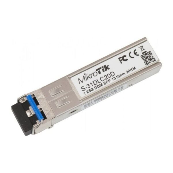 art_mkt-mod20s-31dlc20d_1-1 Modulo SFP Transceptor de Fibra Óptica Mikrotik S-31DLC20D