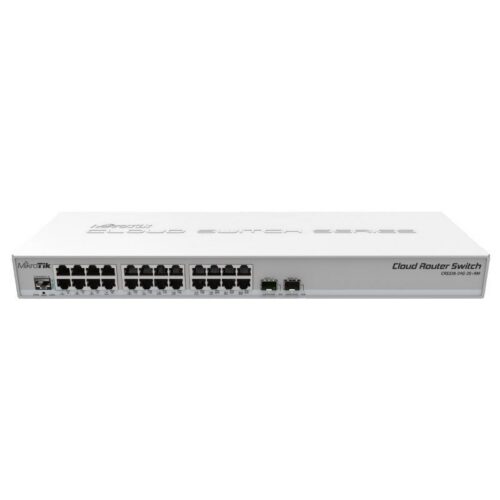art_mkt-switch20crs326-24g-2s20rm_1-1 Switch Router Mikrotik CRS326-24G-2S+RM 26 Puertos/ RJ45 10/100/100/ SFP/ PoE