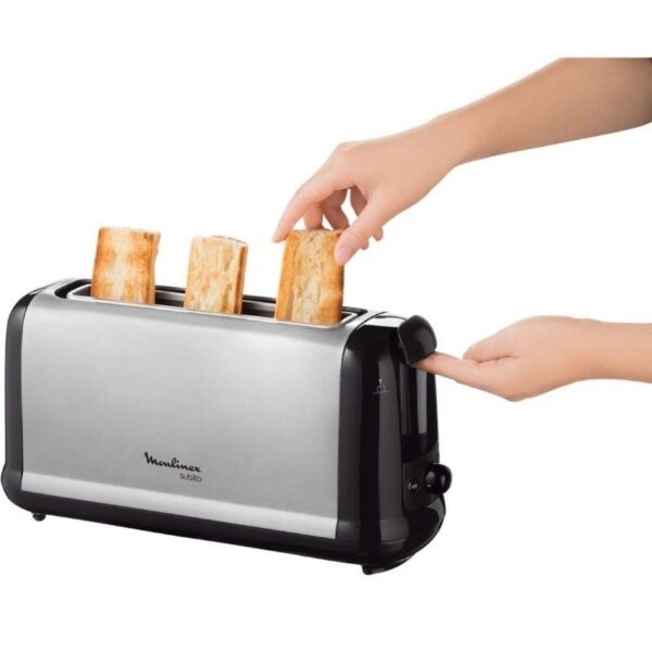 Tostador Moulinex Subito Select LS260800/ 1000W/ Plateado y Negro