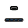 Hub USB Tipo-C Nanocable 10.16.4401-BK / 4xUSB