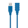 art_nan-cab2010.01.0902-bl_1-1 Cable Alargador USB 3.0 Nanocable 10.01.0902-BL/ USB Macho - USB Hembra/ 2m/ Azul