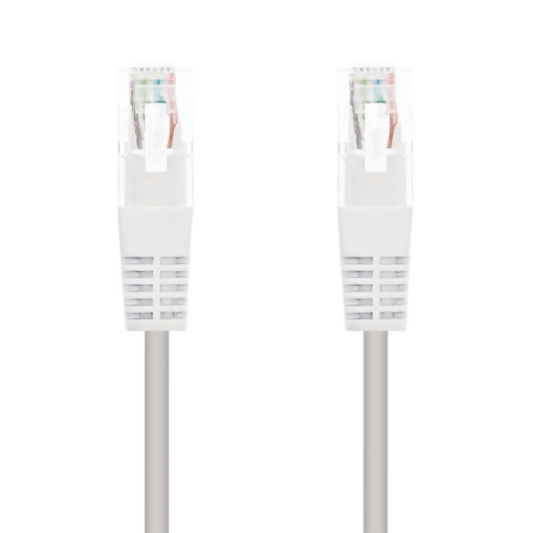 Cable de Red RJ45 UTP Nanocable 10.20.0110-W Cat.5/ 10m/ Blanco