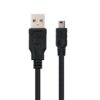art_nan-cab20102001200400_2 Cable USB 2.0 Nanocable 10.01.0400/ USB Macho - MiniUSB Macho/ 50cm/ Negro