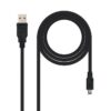 art_nan-cab20102001200401_1-1 Cable USB 2.0 Nanocable 10.01.0401/ USB Macho - MiniUSB Macho/ 1m/ Negro