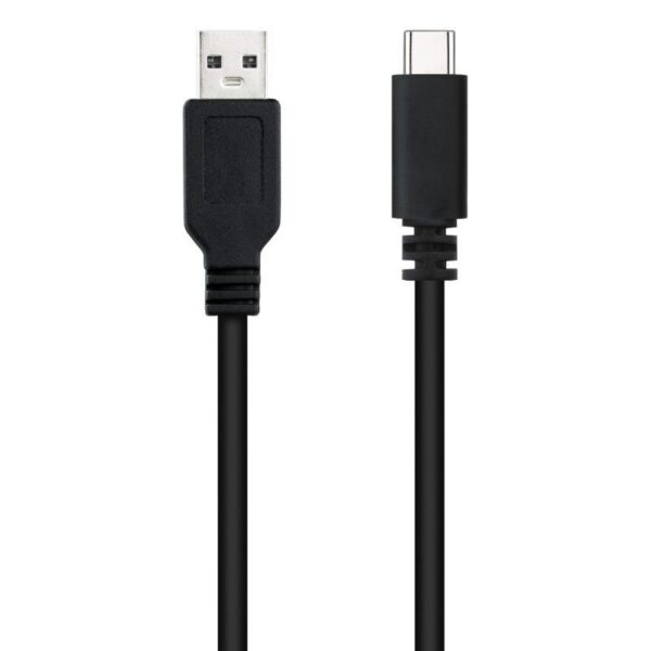 art_nan-cab20102001202101-l150_2 Cable USB 2.0 Nanocable 10.01.2101-L150/ USB Tipo-C Macho - USB Macho/ 1.5m/ Negro