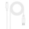 art_nan-cab20102001202103-w_1-1 Cable USB 2.0 Nanocable 10.01.2103-W/ USB Tipo-C Macho - USB Macho/ 3m/ Blanco