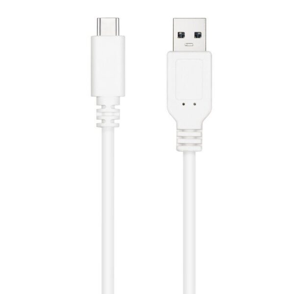 art_nan-cab20102001202103-w_2 Cable USB 2.0 Nanocable 10.01.2103-W/ USB Tipo-C Macho - USB Macho/ 3m/ Blanco