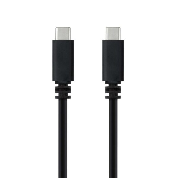 art_nan-cab20102001202301-l150_1-1 Cable USB 2.0 Tipo-C Nanocable 10.01.2301-L150/ USB Tipo-C Macho - USB Tipo-C Macho/ 480Mbps/ 1.5m/ Negro