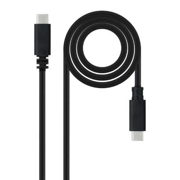 art_nan-cab20102001202301-l150_2 Cable USB 2.0 Tipo-C Nanocable 10.01.2301-L150/ USB Tipo-C Macho - USB Tipo-C Macho/ 480Mbps/ 1.5m/ Negro