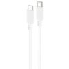 Cable USB 2.0 Tipo-C Nanocable 10.01.2301-W/ USB Tipo-C Macho - USB Tipo-C Macho/ 480Mbps/ 1m/ Blanco