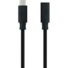 art_nan-cab20102001204500_2 Cable Alargador USB Tipo-C 3.2 Nanocable 10.01.4500/ USB Tipo-C Macho - USB Tipo-C Hembra/ 50cm/ Negro