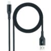 art_nan-cab20102010200401-cobk_2 Cable USB 2.0 Lightning Nanocable 10.10.0401-COBK/ USB Macho - Lightning Macho/ 1m/ Negro