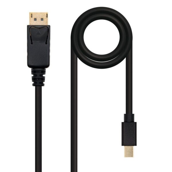 art_nan-cab20102015202402_1-1 Cable Mini DisplayPort Nanocable 10.15.2402/ Mini DisplayPort Macho - DisplayPort Macho/ 2m/ Negro