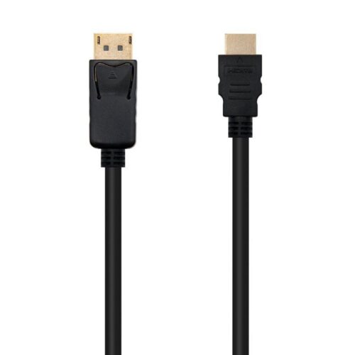 art_nan-cab20102015204301-l150_1-1 Cable Conversor Nanocable 10.15.4301-L150/ Displayport Macho - HDMI Macho/ 1.5m/ Negro