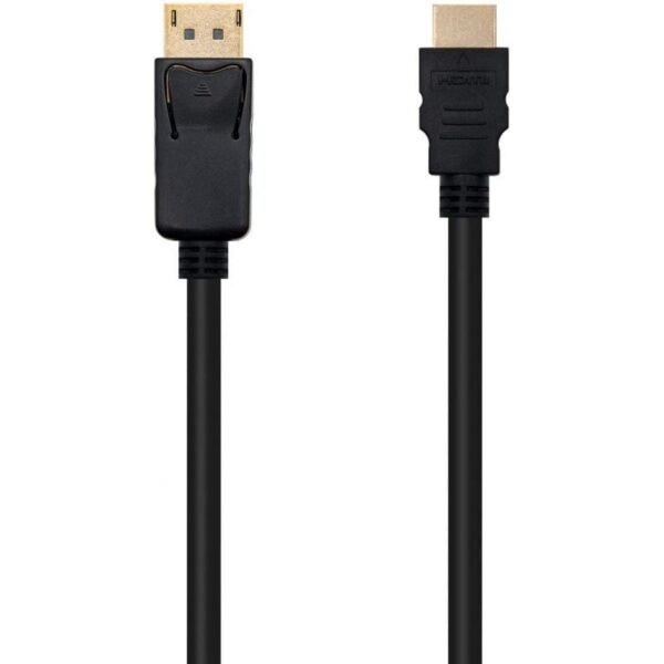 art_nan-cab20102015204305_2 Cable DisplayPort Nanocable 10.15.4305/ DisplayPort Macho - HDMI Macho/ 5m/ Negro