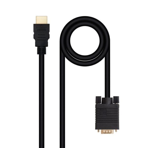 art_nan-cab20102015204348_1-1 Cable Conversor Nanocable 10.15.4348/ HDMI Macho - VGA Macho/ 1.8m/ Negro