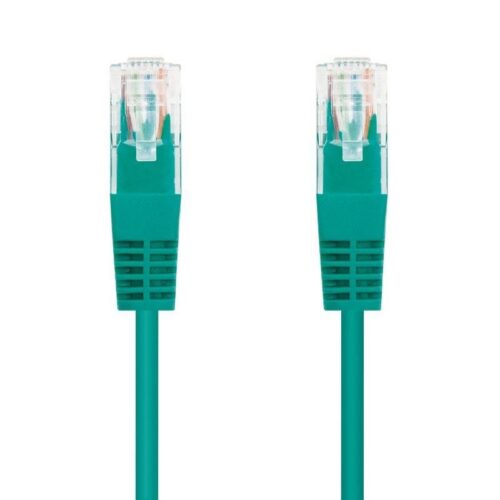Cable de Red RJ45 UTP Nanocable 10.20.0400-GR/ Cat.6/ 50cm/ Verde