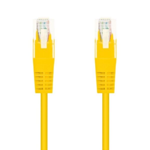 Cable de Red RJ45 UTP Nanocable 10.20.0400-L25-Y Cat.6/ 25cm/ Amarillo