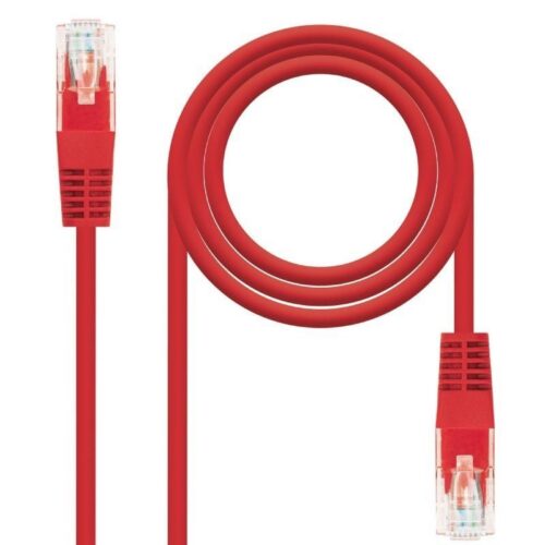 art_nan-cab20102020200400-l3020r_1-1 Cable de Red RJ45 UTP Nanocable 10.20.0400-L30 Cat.6/ 30cm/ Rojo