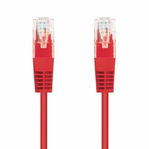 art_nan-cab20102020200400-r_1-1 Cable de Red RJ45 UTP Nanocable 10.20.0400-R Cat.6/ 50cm/ Rojo