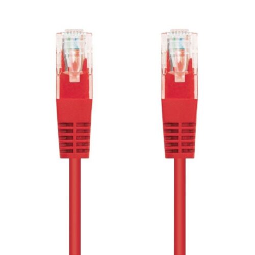 art_nan-cab20102020200401-r_1-1 Cable de Red RJ45 UTP Nanocable 10.20.0401-R Cat.6/ 1m/ Rojo