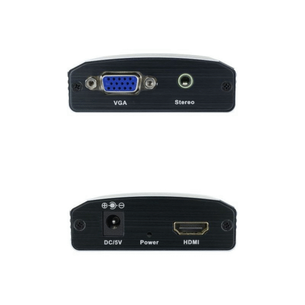 art_nan-conv2010.16.2101-bk_2 Conversor Nanocable 10.16.2101-BK/ HDMI Hembra - VGA Hembra/ Jack 3.5 Hembra/ 15cm/ Negro