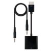 art_nan-conv20102016202001-bk_1-1 Conversor Nanocable 10.16.2001-BK/ HDMI Macho - VGA Hembra/ Jack 3.5 Hembra/ 10cm/ Negro