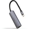 Hub USB Tipo-C 3.1 Nanocable 10.16.4603/ 1xUSB Tipo-C PD/ 1xRJ45/ Gris