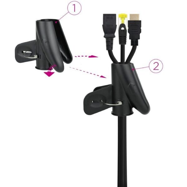 art_nan-org20102036200003-bk_2 Organizador de Cables en Espiral Nanocable 10.36.0003-BK/ 3m