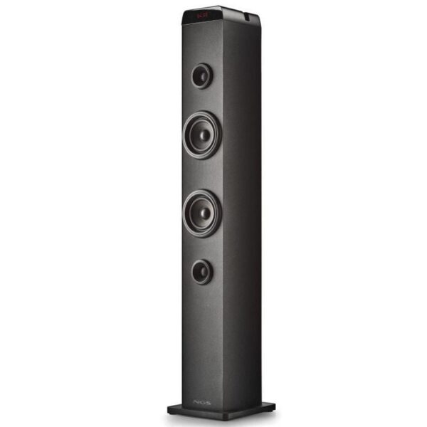 Torre de Sonido con Bluetooth NGS SKY CHARM PRO/ 50W/ 2.0/ Negra