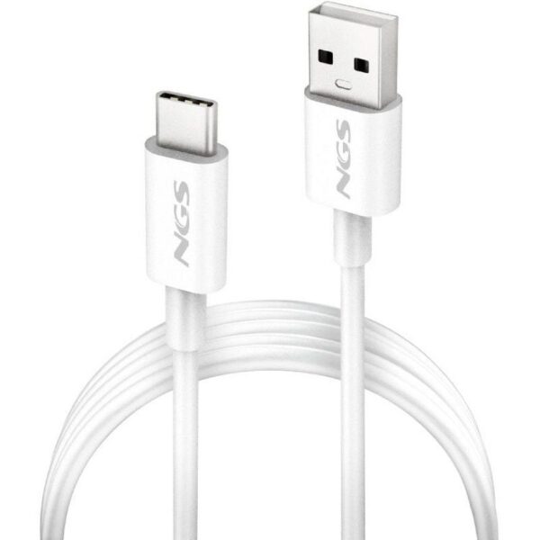 art_ngs-cab20zyro-ac20wh_2 Cable USB 2.0 NGS ZYRO-AC/ USB Macho - USB Tipo-C Macho/ Hasta 15W/ 480Mbps/ 1m/ Blanco