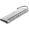 Docking USB Tipo-C NGS WonderDock12/ 3xUSB/ 2xHDMI 4K/ 1xVGA/ 1xRJ45/ 1xLector de Tarjetas/ 1xJack 3.5/ 1xUSB Tipo-C PD/ Gris