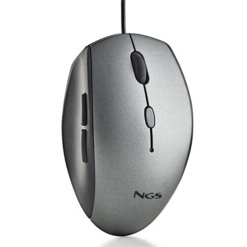 art_ngs-mou20mothgray_1-1 Ratón Ergonómico NGS Moth Gray/ Hasta 1600 DPI/ Gris