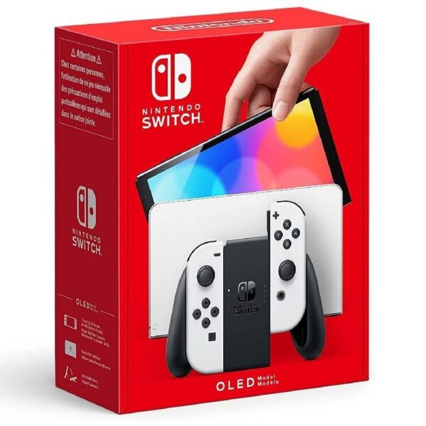 art_nin-consola20switch20oled20wh_1-1 Nintendo Switch Versión OLED Blanca/ Incluye Base/ 2 Mandos Joy-Con