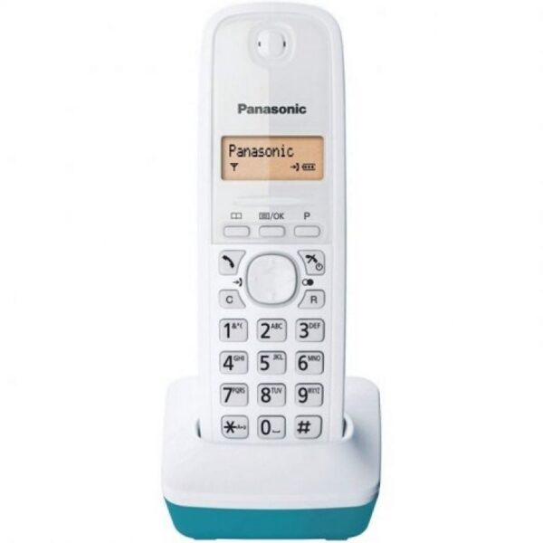art_pan-tel20kx-tg1611gc_2 Teléfono Inalámbrico Panasonic KX-TG1611/ Blanco/ Azul