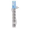Regleta Philips 6 Tomas con Interruptor - 1.5m Blanco