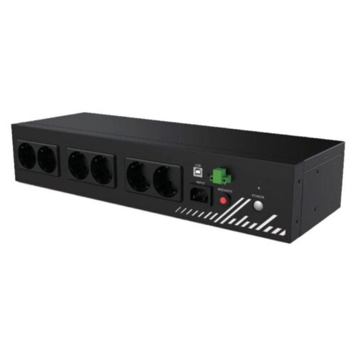SAI Línea Interactiva Phasak Compact/ 800VA-480W/ 8 Salidas/ Formato Rack 2U